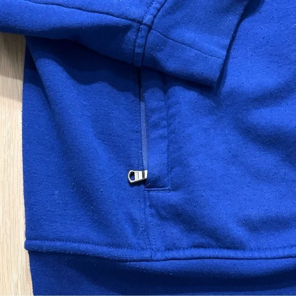 Polo Ralph Lauren Men's Royal Blue Black Double-Knit Full-Zip Track Jacket Large - Picture 2 of 4